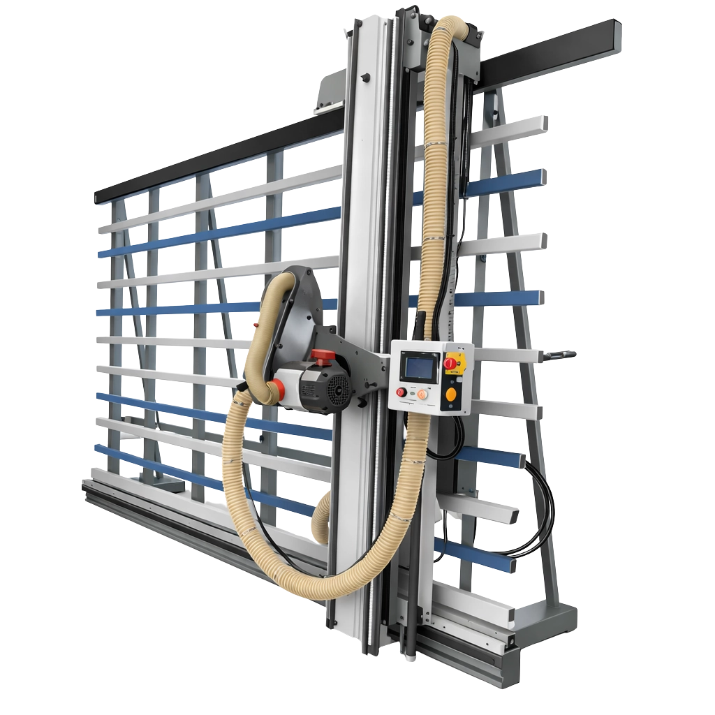 Scie à panneaux grand format pour découpe précise